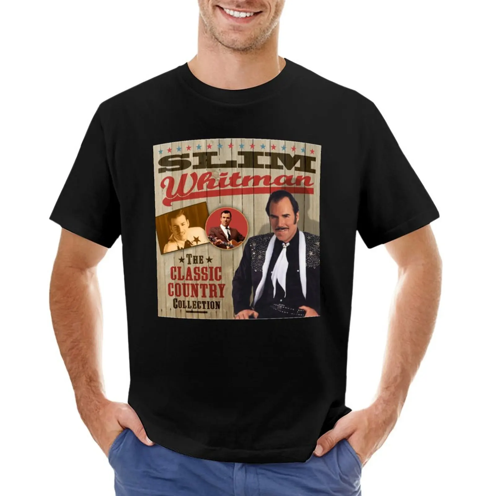 Slim-Whitman---The-Classic-Country-Collection-Classic T-Shirt blacks for a boy boys whites oversized men t shirt