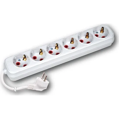 Cock 6'lı Grounded 5 m Wired Group Socket