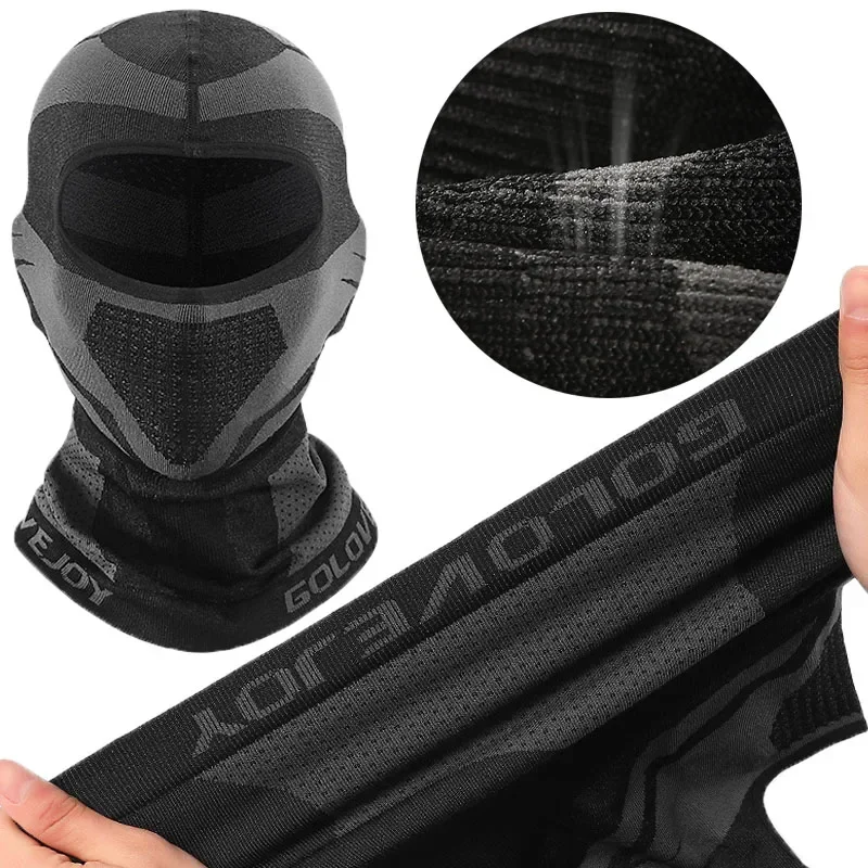 

Cycling Breathable Helmet Liner Balaclava Full Face Mask Motorcycle Headgear Windproof Sunscreen Cycling Mask Moto Accessories