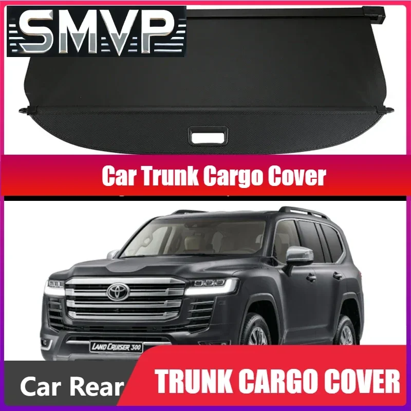 Задняя крышка багажника для Toyota Land Cruiser LC300 2023-2025, защитная шторка, перегородка, аксессуары для безопасности конфиденциальности