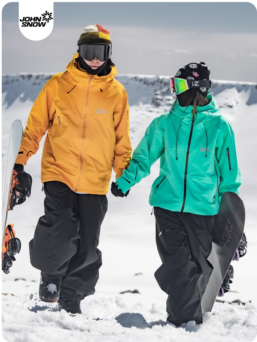 

John Snow 2025 Unisex 3L Ski Jacket Waterproof Professional Snowboard Shell Thermal Insulated Windproof Snowboarding Coat