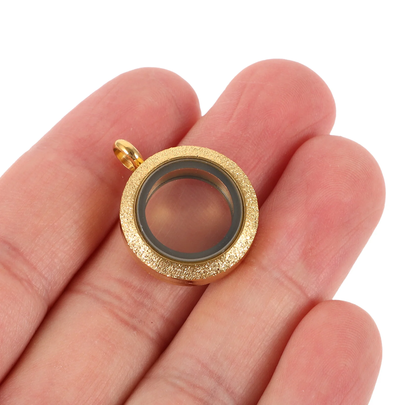 

Медальон из нержавеющей стали, круглое плавающее ожерелье, фоторамка «сделай сам» для женщин, ювелирные изделия на день Святого Валентина, подарок на ключицу