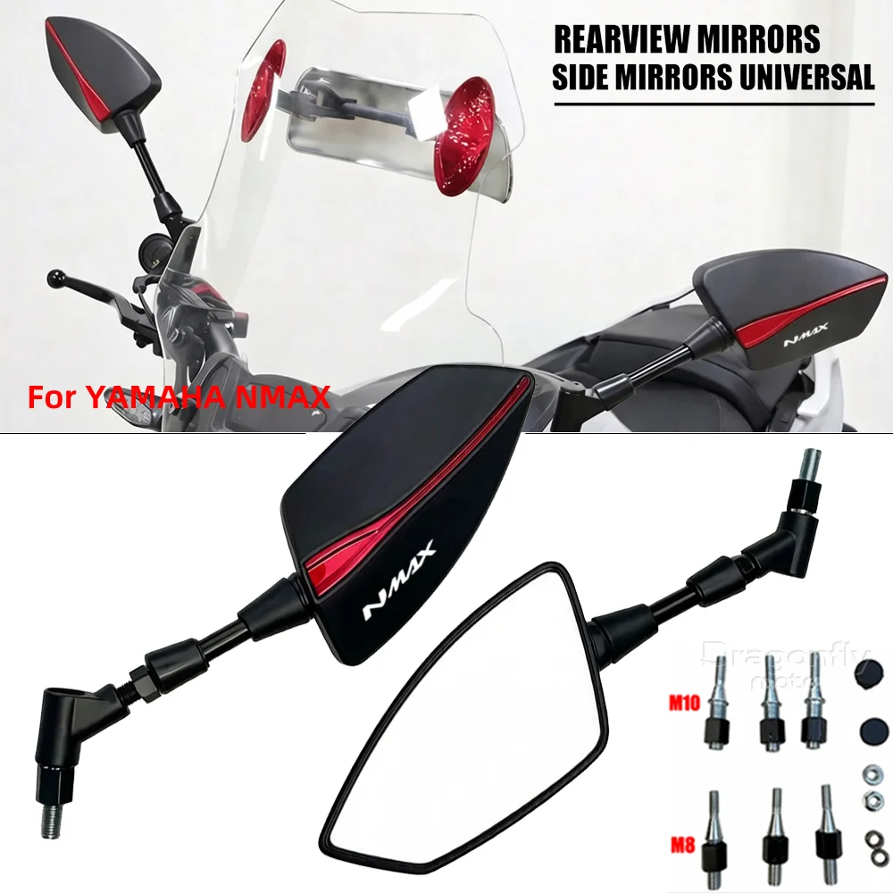 

Зеркала заднего вида для мотоциклов YAMAHA NMAX125, NMAX150, NMAX155, NMAX160 (8/10 мм), запчасти и аксессуары