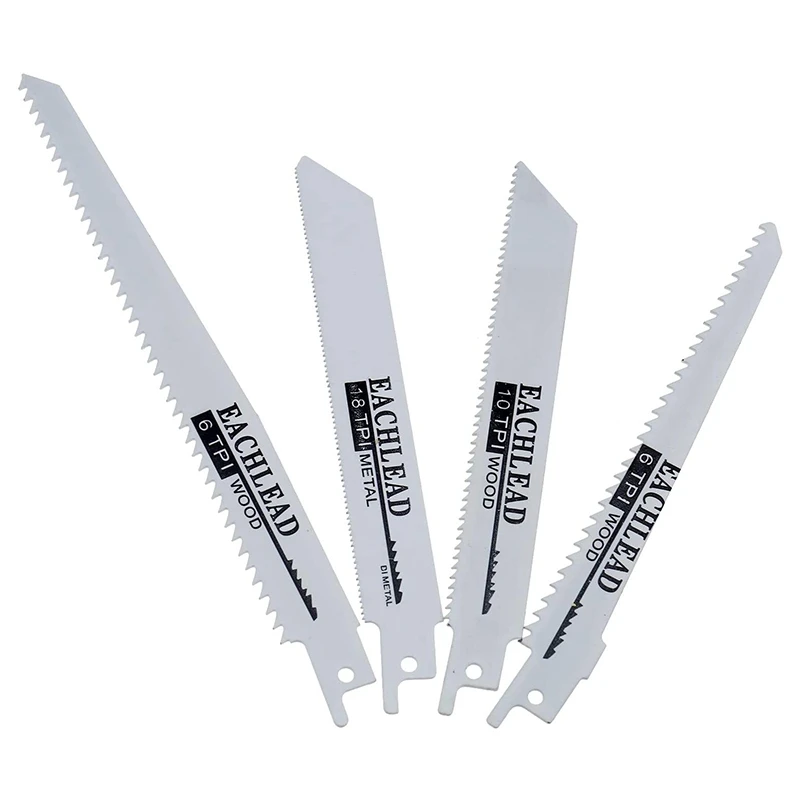 Metal alternativo Saw Blades Set, Saw Blades, Madeira, 10 Pack
