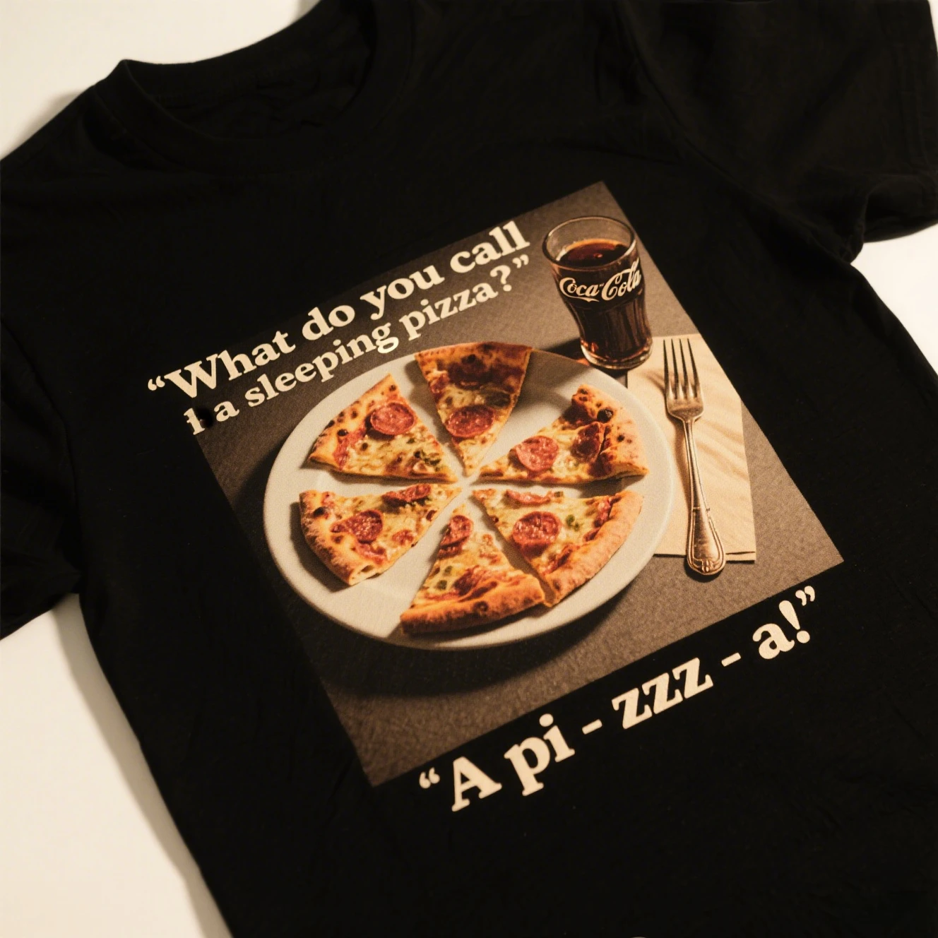 

Gourmet Pizza Graphic Printing Summer Luxury Brand Cotton Men's and Women's T-Shirts Short Sleeves Street Fashion Trend Clothing