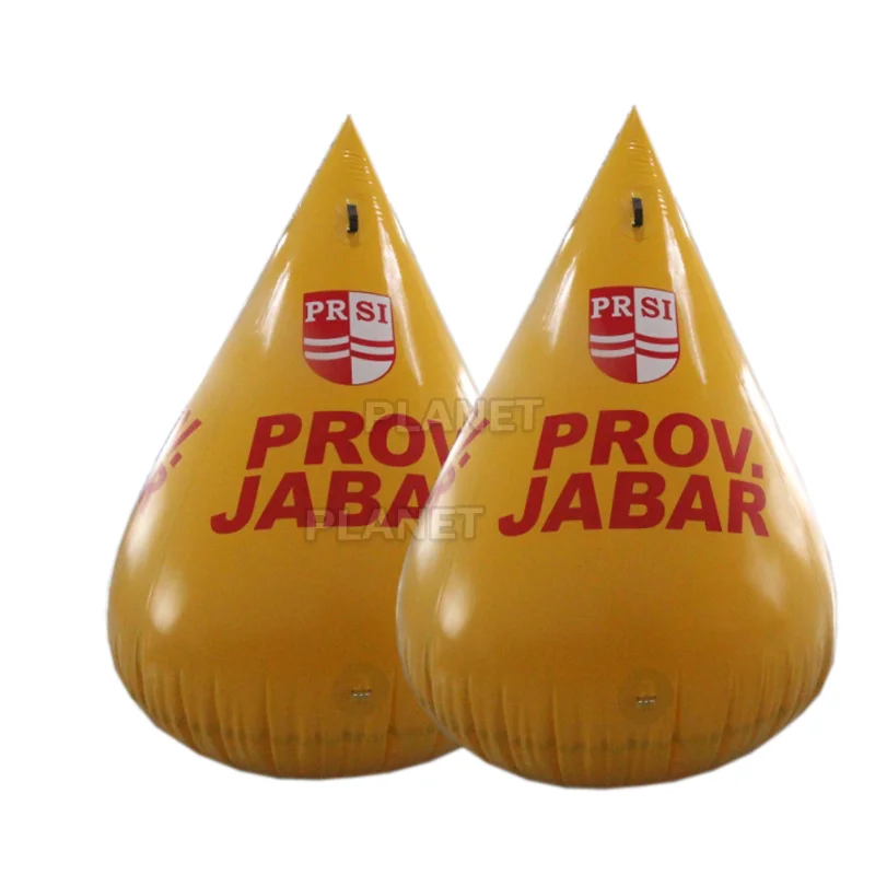 

Marine Advertising Lake Inflatable Water Drop Buoy Sea Floating Inflatable Cone Buoy With Custom Logo