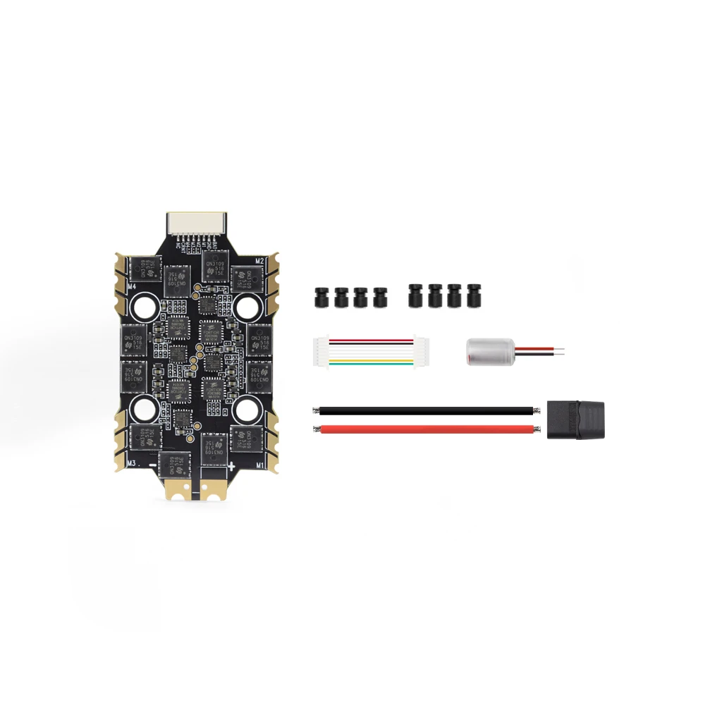 HGLRC H743 Mini Flight Controller 60A 4IN1 BLHeli_S M-H-30 ESC 20x20mm Stack For RC FPV Free Racing Drone Nblade MAX Parts