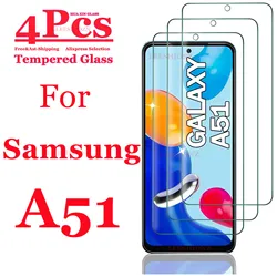 For Galaxy A51 Screen Protector Samsung 4G 5G UW, Tempered Glass HD 9H High Aluminum Transparent Clear Anti Scratch