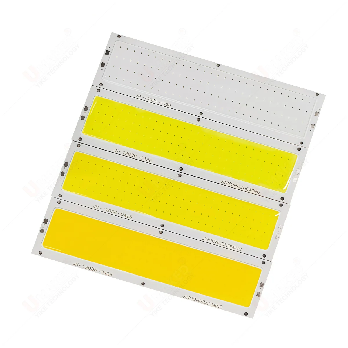 10 واط 120 مللي متر * 36 مللي متر لوحة ألومنيوم مستطيل LED COB الوجه رقاقة تيار مستمر 12 ~ 14 فولت 900mA الدافئة 3000 كيلو الطبيعية 4000 كيلو الأبيض 6500 كيلو الضوء الأحمر الأزرق