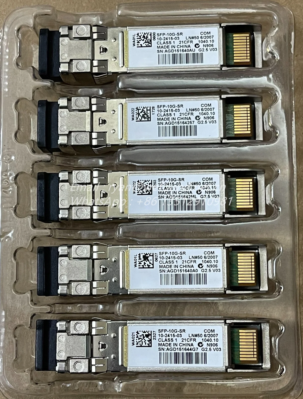 SFP-10G-SR for Cisco 10 Gigabit Transceiver Modules, 10-2415-03 ,10GBASE-SR Module 850nm MMF