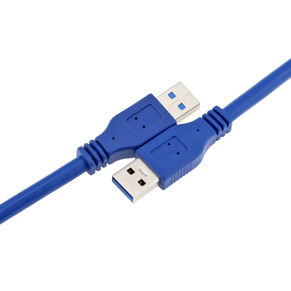 60 cm USB 3.0-Stecker auf Stecker-Anschlusskabel, USB 3.0 Typ A, AM auf AM-Konverterkabel, 5 Gbit/s, Außendurchmesser 6 mm