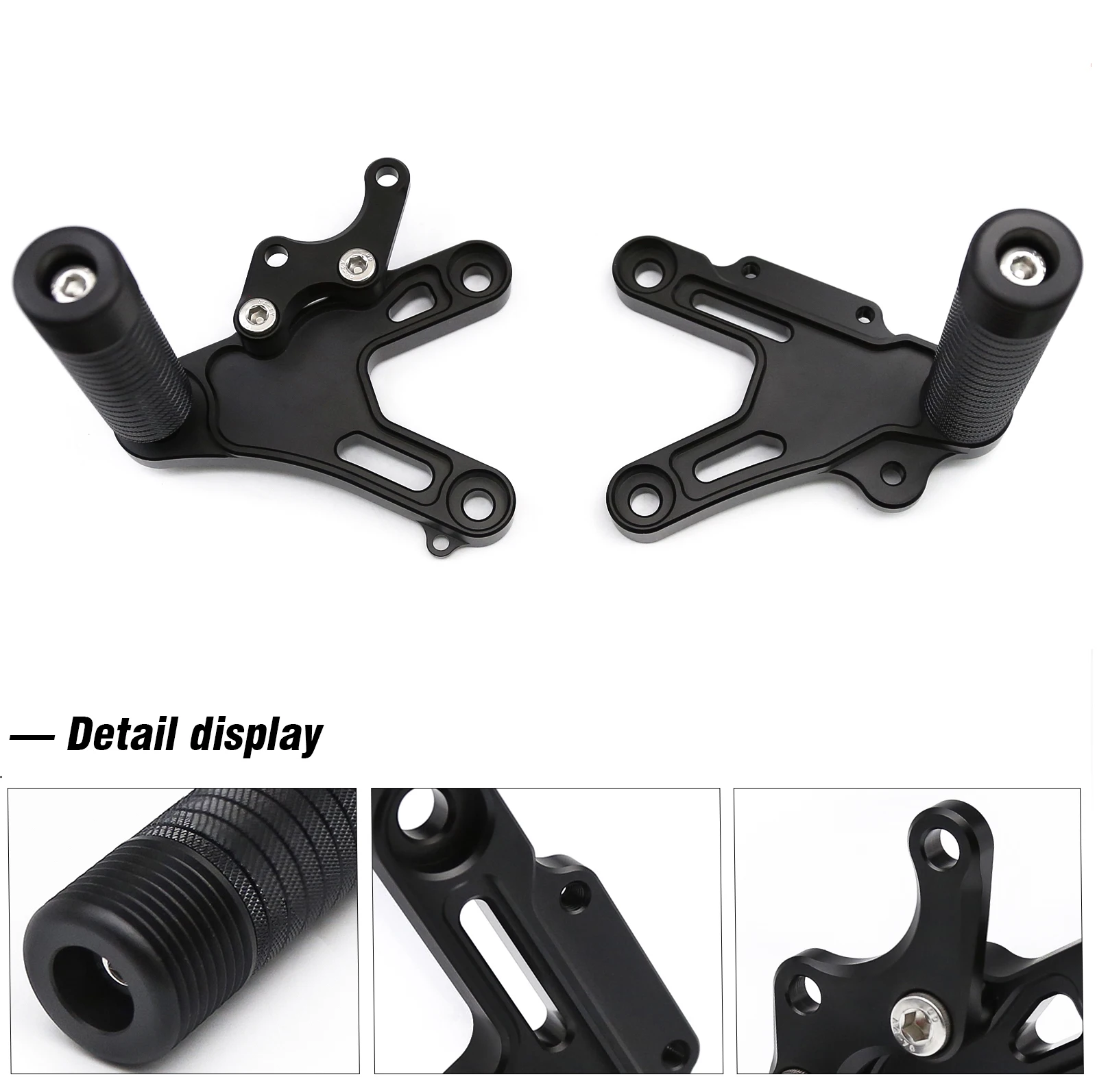 For Kawasaki ZX6R 636 2003-2004 Aluminum 6061 front stunt footpeg Motorcycle Footrest Footpeg