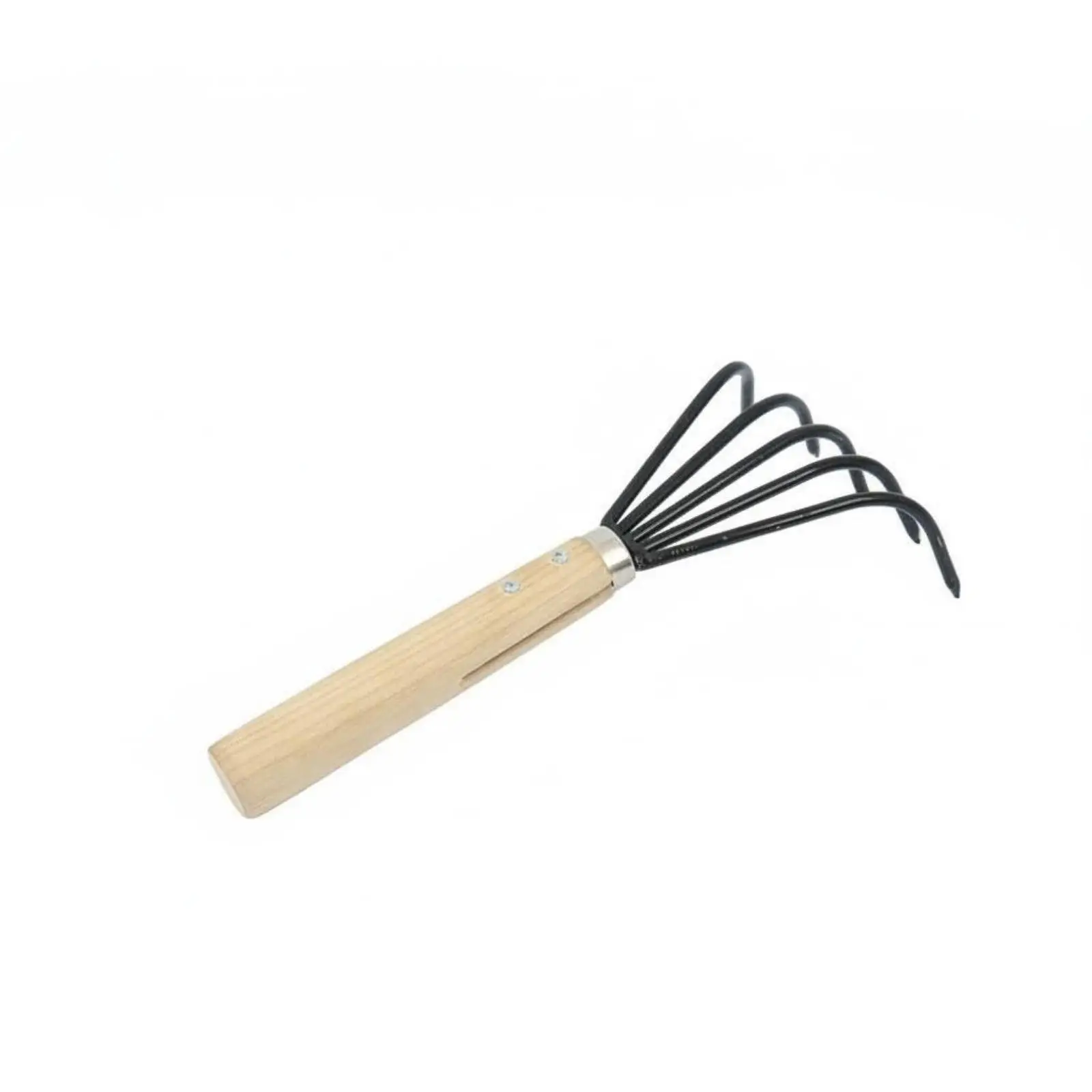 5-Tine Rake Easy to Use Long Handle Rake Long-Lasting for Farm, Beach