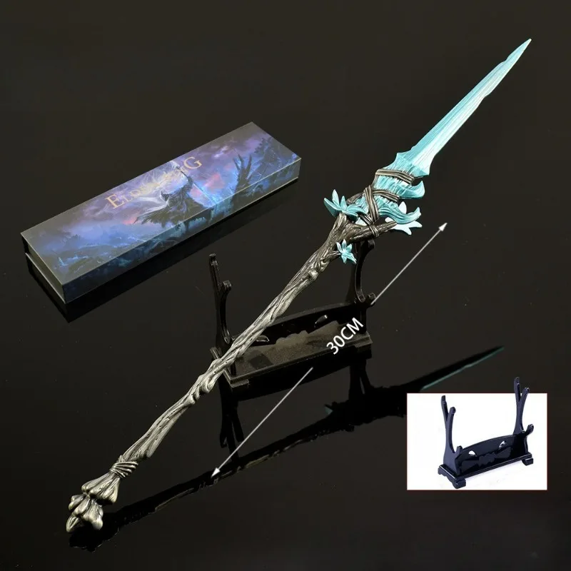 30cm nuevo juego Elden Ferry arma periférica modelo Dream Spear todo metal artesanía espada de juguete caja de regalo para colección regalos para amigos