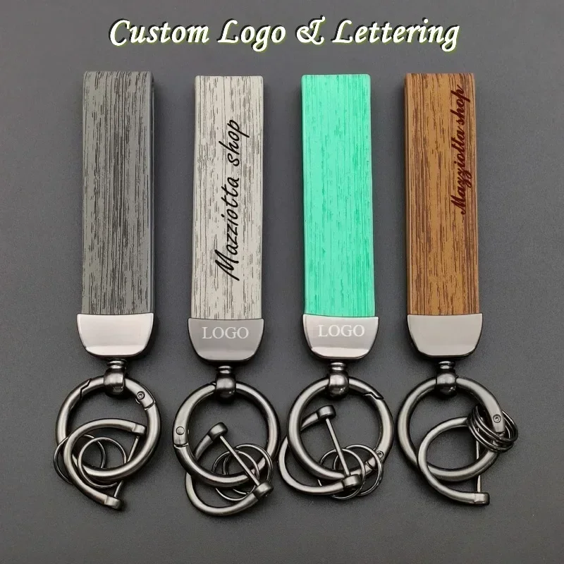 Key Chain Keychain Case Hanging Leather Multi-color Simple Smooth Microfiber Cartoon Decoration Metal Zinc Alloy Key Chain Gifts