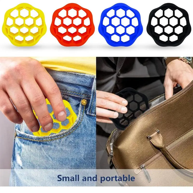 Anillo fortalecedor de músculos de la mano, ejercitador de dedos para gimnasio, Fitness, camilla ligera para actividades de los dedos, equipo de entrenamiento de palma de la mano