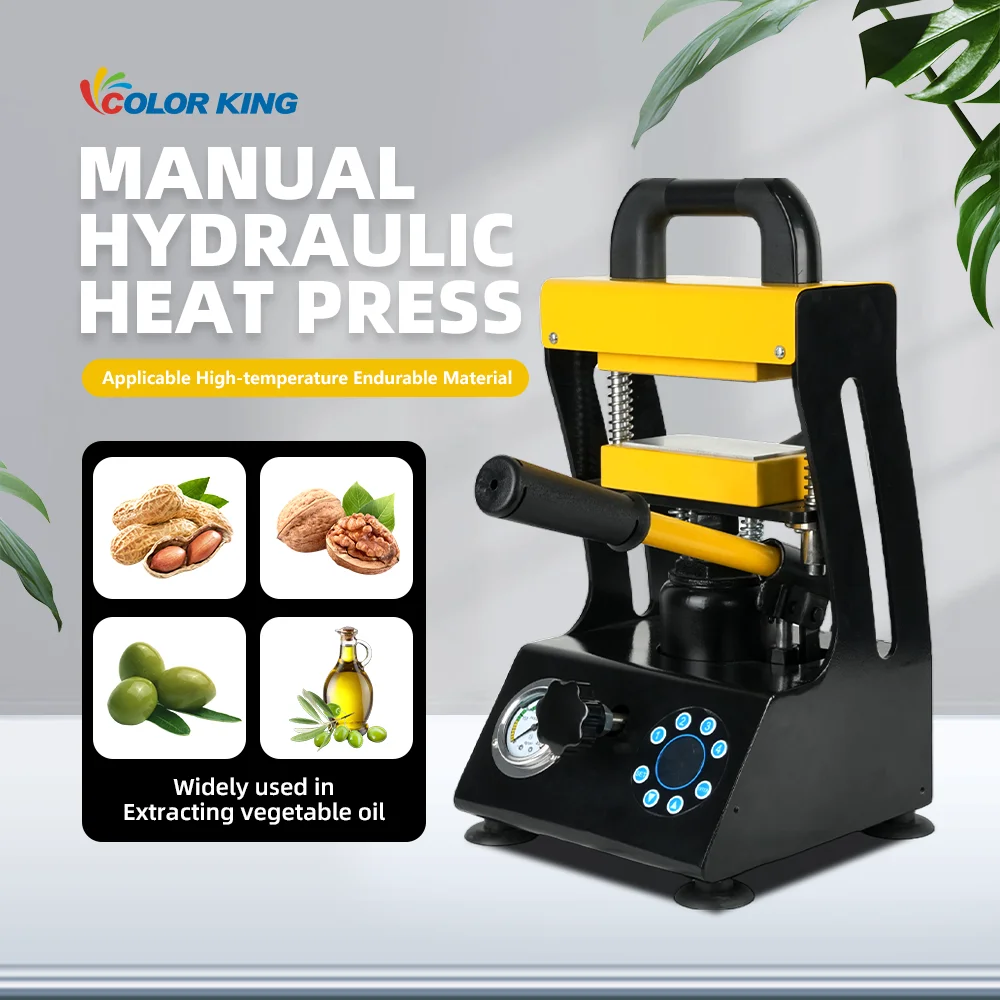 Bestselling 20T Dual Heating Hydraulic Press | Double Digital Controller | Industrial Grade Precision
