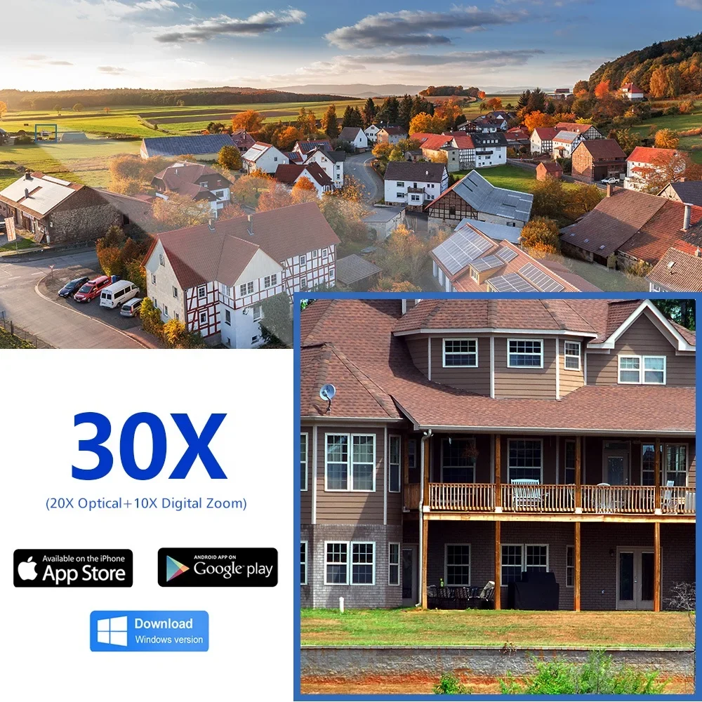 5MP 4G/wifi/POE كاميرا متحركة في الهواء الطلق 30X التكبير H.265 سرعة قبة IP كاميرا للرؤية الليلية 100 متر كاميرا تلفزيونات الدوائر المغلقة 2-Way الصوت IP66 مقاوم للماء