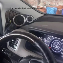 2PCS High quality car audio modified three division film free treble medium box 1.5 3.5 