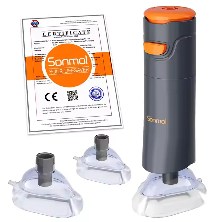 

First Aid Device Automatic Anti-Choking Instrument Negative Pressure Throat Suffocation Rescue Suction Device Breathing Trainer