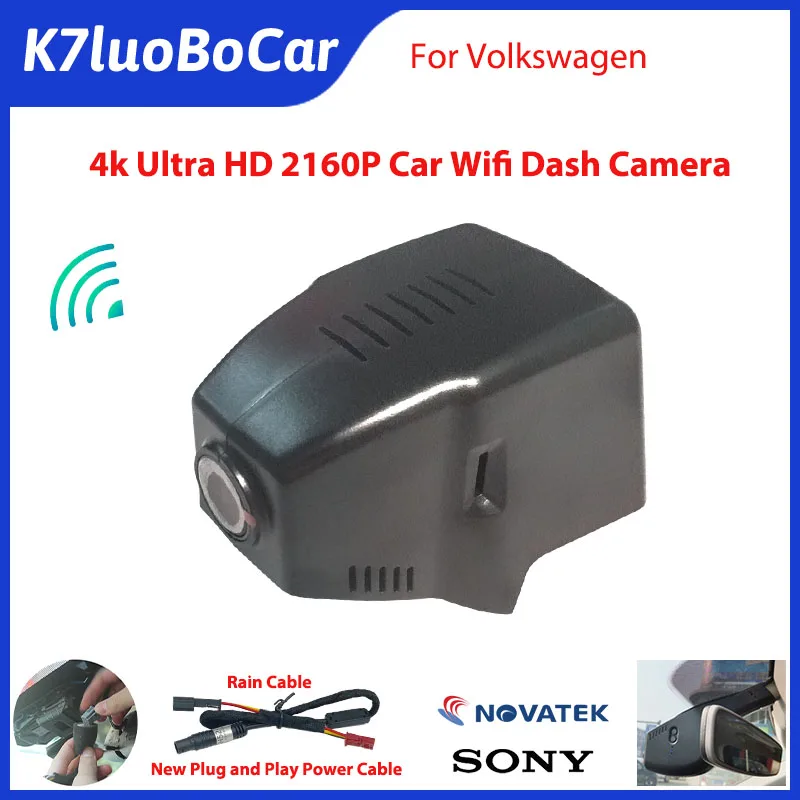 

4k 2160P Car Dvr Full HD WIFI Dash Cam Camera For Volkswagen 76mm VW Passat B8 CC Teramont Atlas Touran Tiguan Magotan Golf