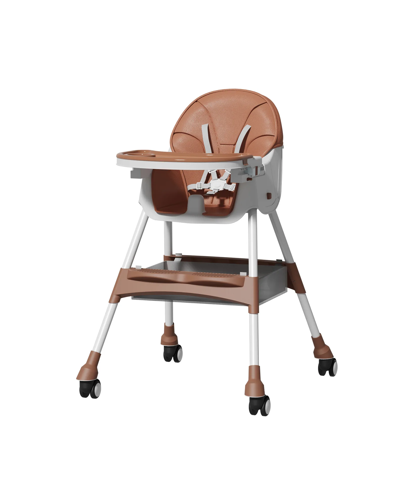 Chaise haute pour enfants, chaise de table à manger polyvalente pour bébé et enfant, siège portable pliable