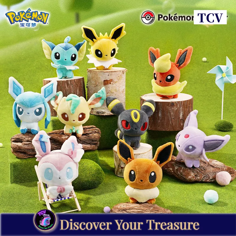 

Tcv PokéMon Soft Squishy Plush Series Sylveon Vaporeon Flareon Plush Keychain Bag Charm Stuffed Toy Gift For Kids Adults Fans
