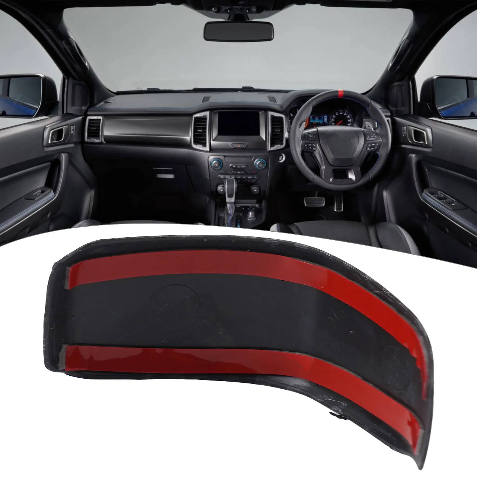 Decor Cover Trim Car Gear Shift Knob Center Console Trim ABS Easy To Install Prevent Scratch for durable Hot Sale New