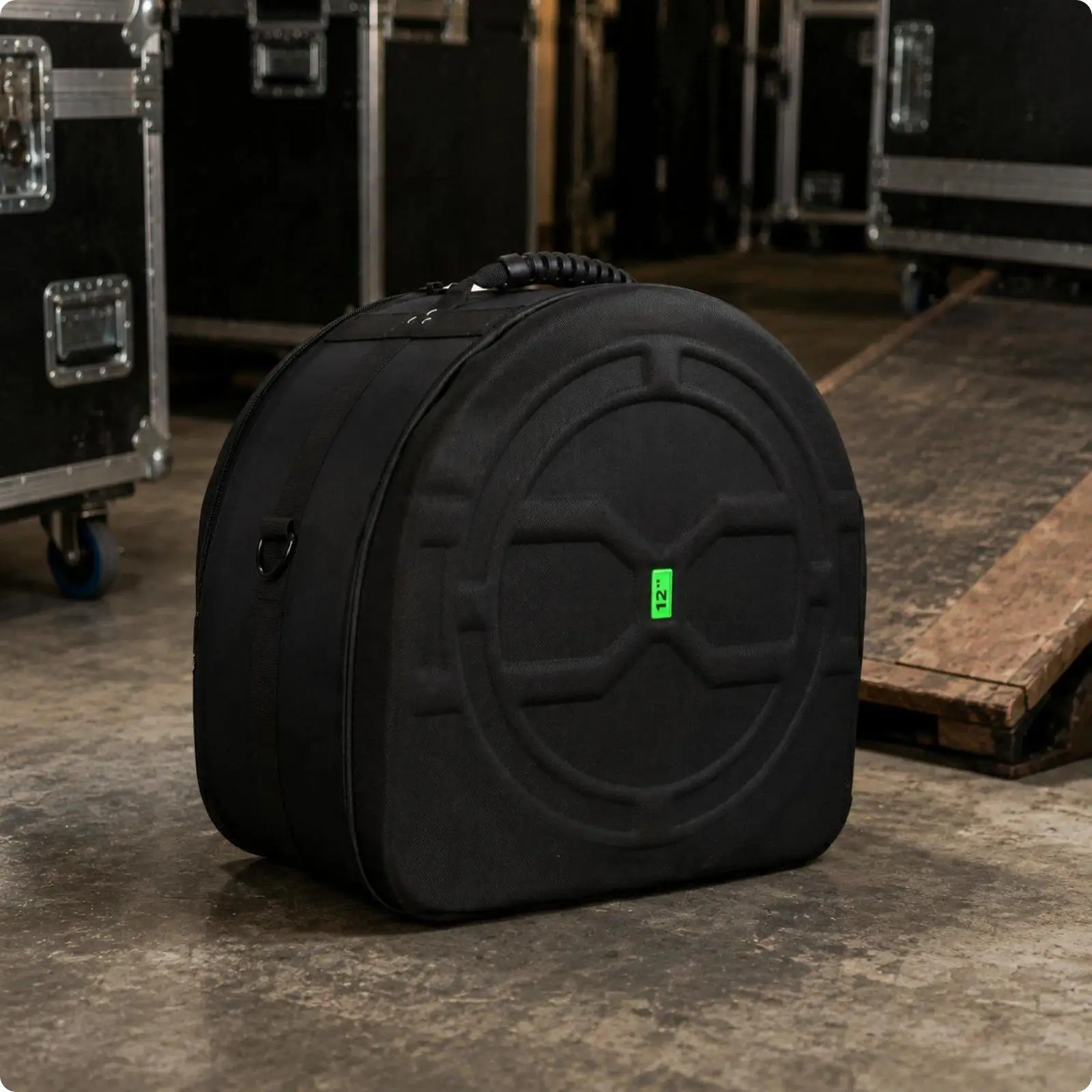 Padded Drum Case Bag Set for Drum Shells with Shoulder Strap Zippered Cover 600D Fabric Protection Kit