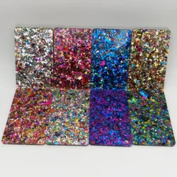 Colorful Sequined Acrylic Sheet 4 MM Thickness/Plexiglass/PMMA /2PCS