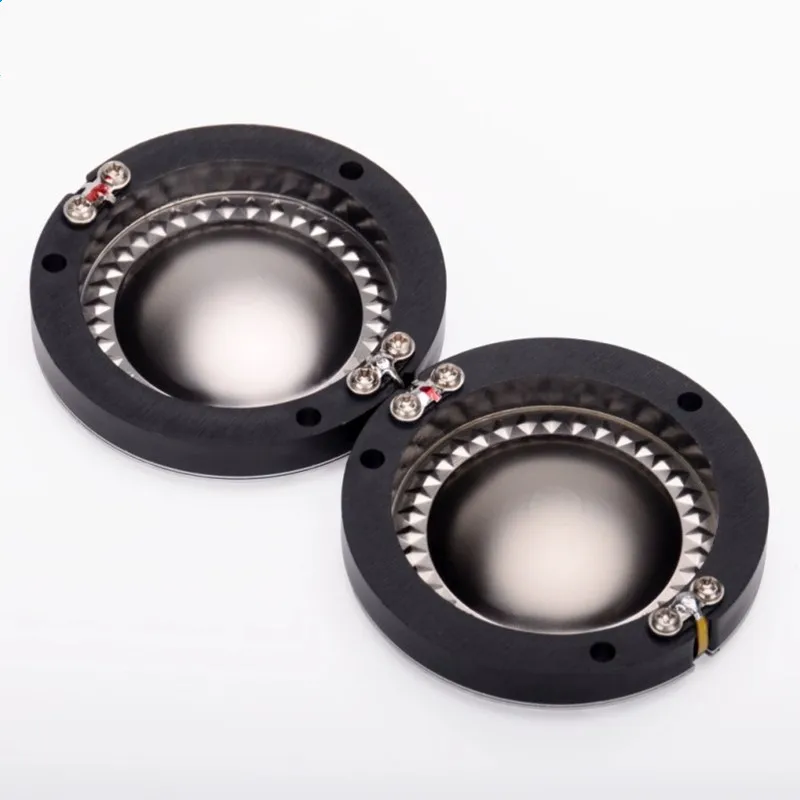 2PC DJ Speaker Diaphragm Tweeter Repair Kit 44.4mm Voice Coil Titanium Dome For Compression Speaker 2427H 2425 2426