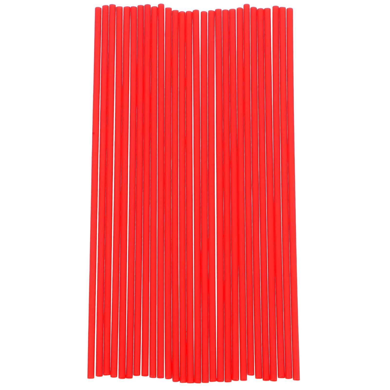 100 Pcs Rust Remover Nozzle Sprayer Can Extension Straws Supplies Rod Red Plastic Bulk