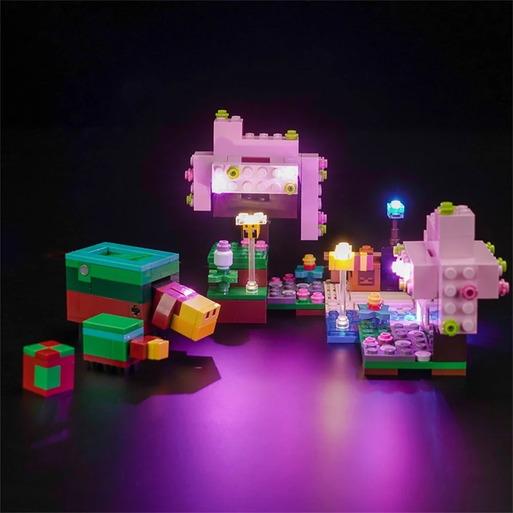 Lighting Set For 21260 Minecraft Game The Cherry Blossom Garden Not Include Building Blocks (Only Led Light Kit)