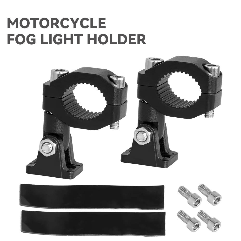 Motorcycle LED Headlight Bracket Tube Mount for Motorcycle Fog Light Auxiliary Lamp Holder Motos Accessories Spotlight Clamps ﻿