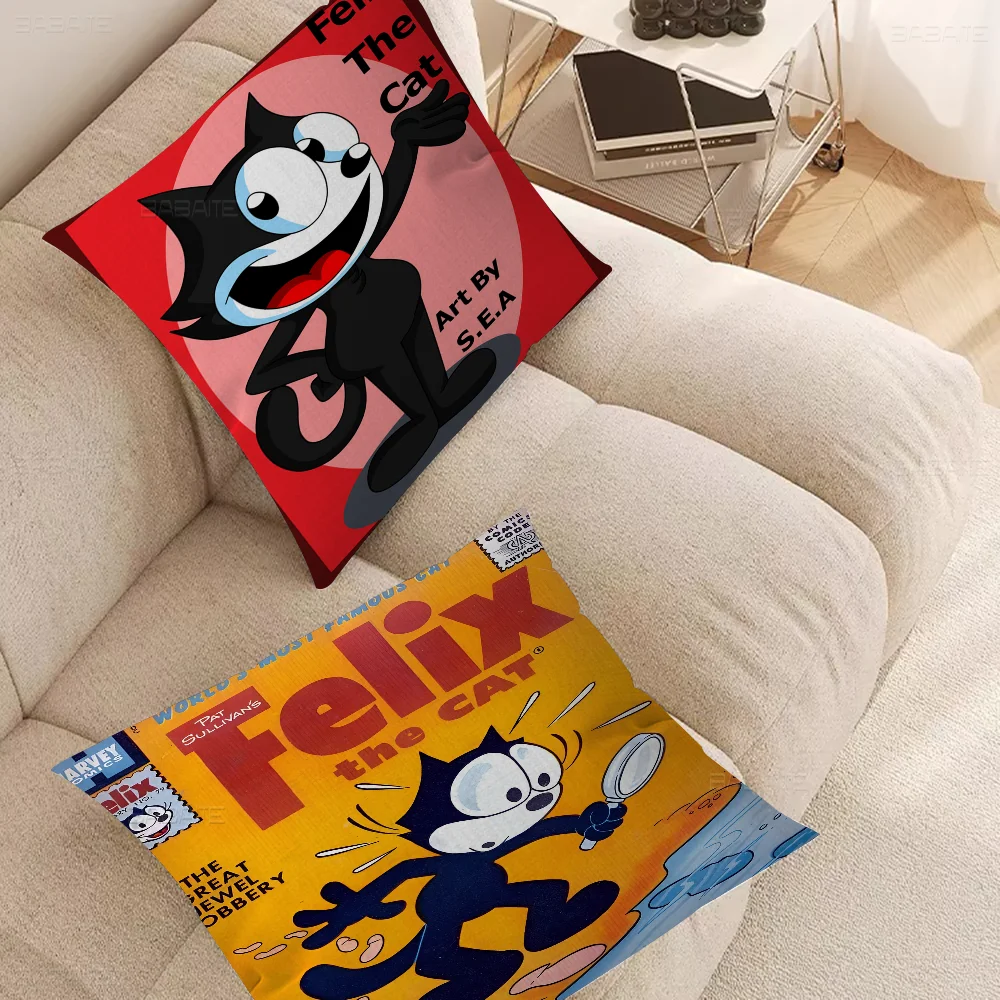 The-F-Felix-C-Cat Pillow Gifts Home Office Furnishings Bedroom Sofa Car Cushion Cover case 45x45cm