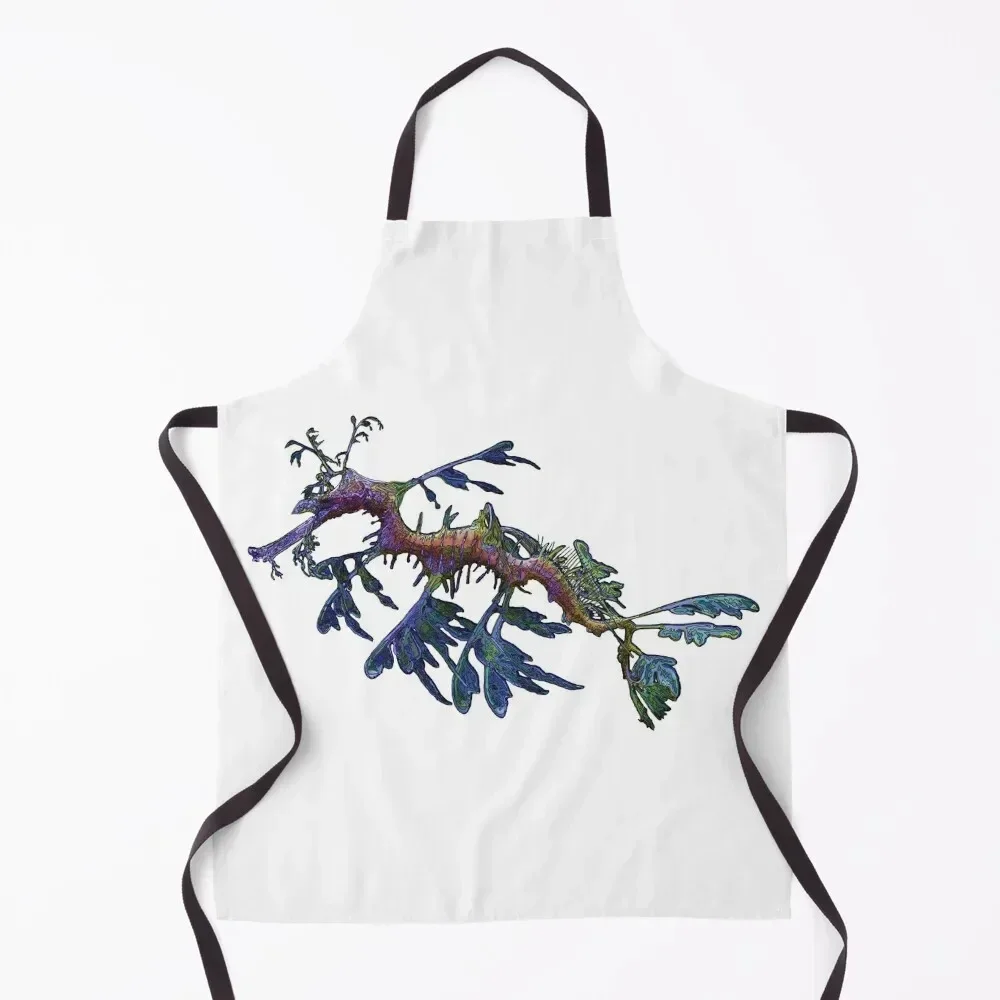 

Leafy Sea Dragon by Amanda M Lucas Apron Hairdressing cleanings Apron