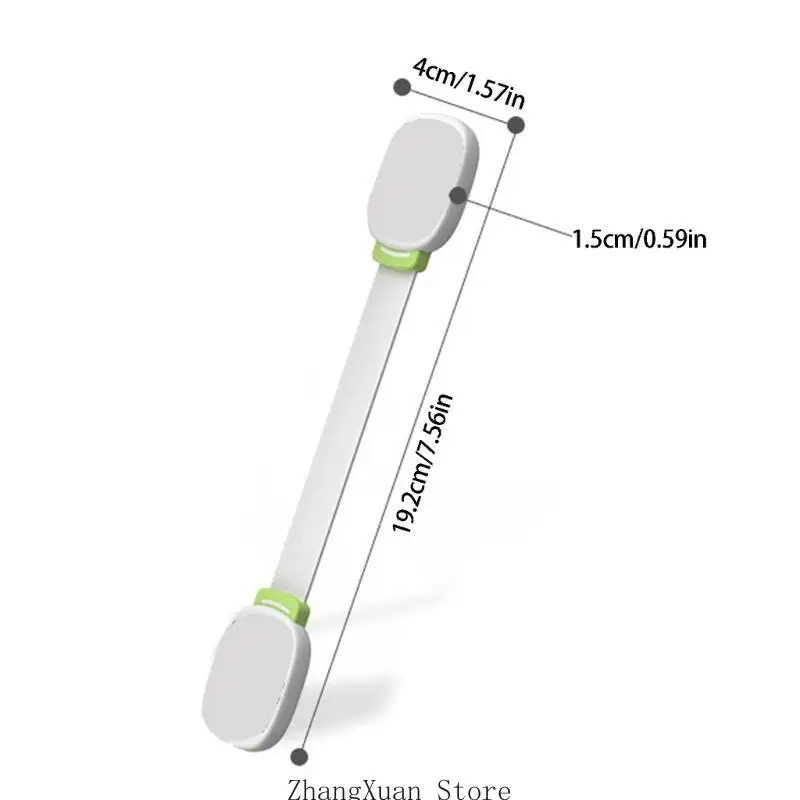 Sicherheits-Türverschlüsse, kein Loch-Design, glattes Schubladenschloss, kindersicher, sicherer Schrank, sicheres – Detail 6