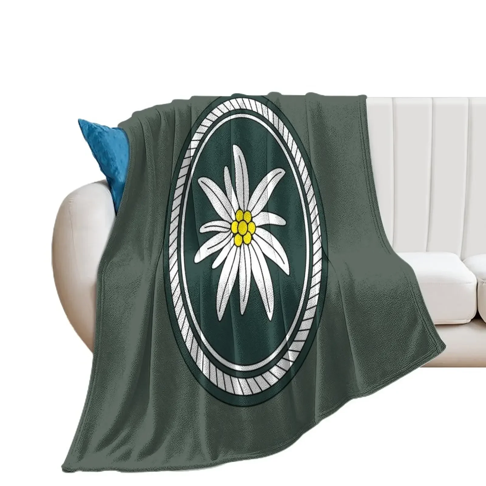 1st Mountain Division - 1. Gebirgsdivision (German Bundeswehr - Historical) Throw Blanket Blankets Sofas Of Decoration Blankets