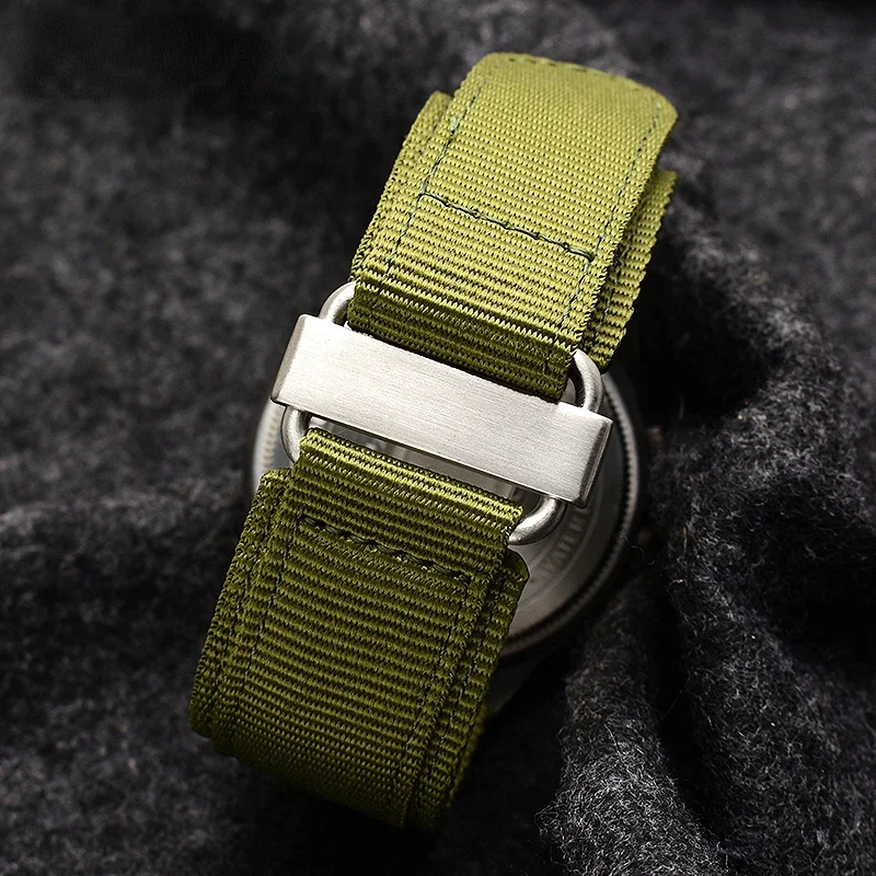 Nylon Magic Tape Watch Strap for Bell Ross Beret Panerai Watch Outdoor Waterproof Sweat-Proof Sports Canvas Watchband 22 24mm