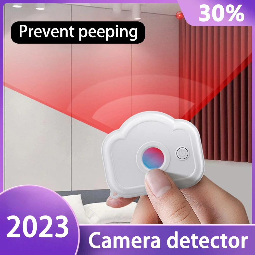 Anti-Peeping Camera Detector Security Protection Alarm Hotel Infrared Anti-Surveillance Anti-Candid Shooting Pinhole Camera