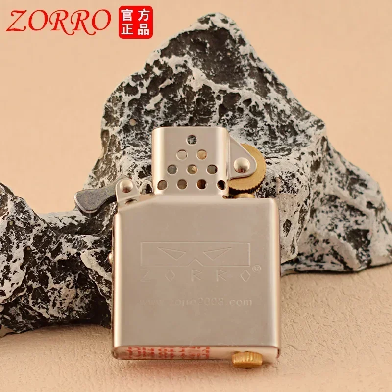 NEW ZORRO Second Generation Pinball Movement Kerosene Lighter 20 Windproof Hole Grinding Wheel Upgrade Anti slip Pinball Lighter