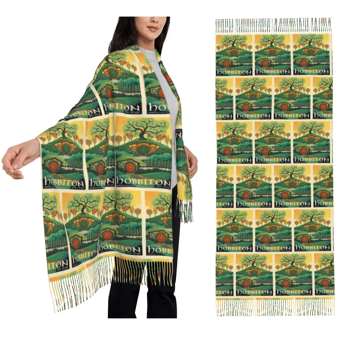 

Visit The Shine Poster-1 Scarf Tassel Scarves for Women Soft Warm Shawls and Wraps Long Fall Winter Shawl Wrap