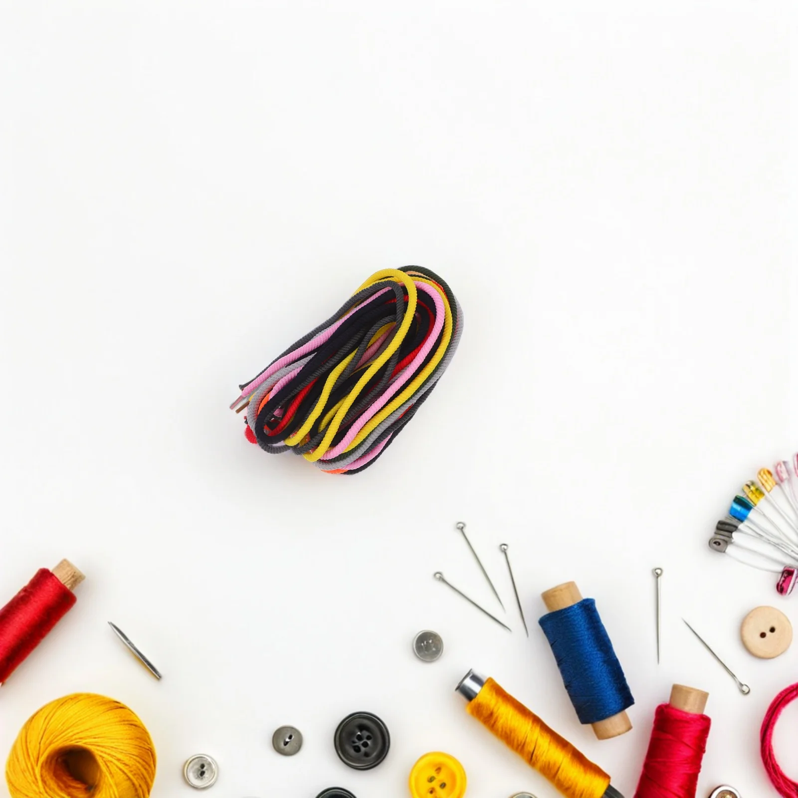 

10 pcs Drawstring Replacement For Pants Hoodies Sweatpants Mixed Color Durable Polyester Sturdy Clothes Drawstrings