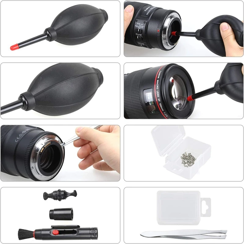 Camera Cleaning Kit Professional DSLR Lens Digital Camera Sensor Cleaning Tool For Sony Fujifilm Nikon Canon Easy Install