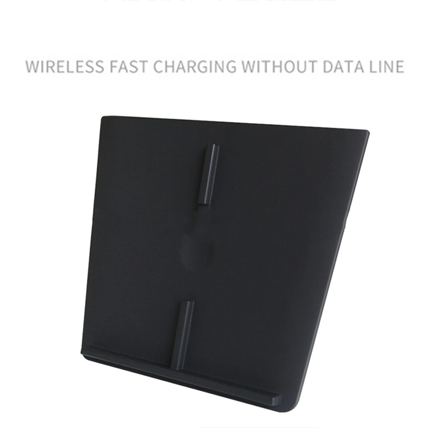 Black Wireless Charger USB Port Car Dual Phones Intelligent Fast Charging Charger for Tesla Model 3