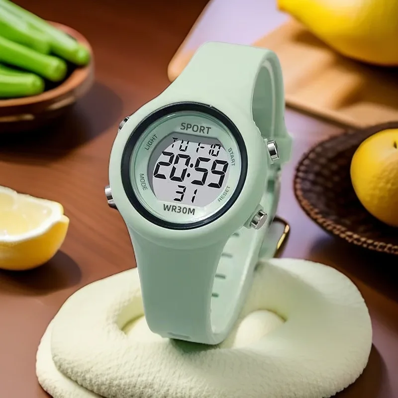 Multifunction Kids Watch Fashion Boys and Girls Student Electronic Wristwatch Alarm Clock Luminous college style Sports watch