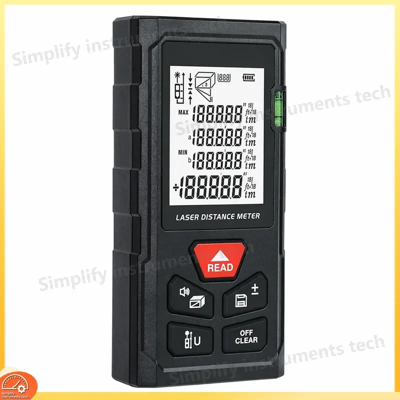 Laser Rangefinder Handheld Digital Distance Meter Infrared Measuring Tape High Precision Distance Measurer for Construction