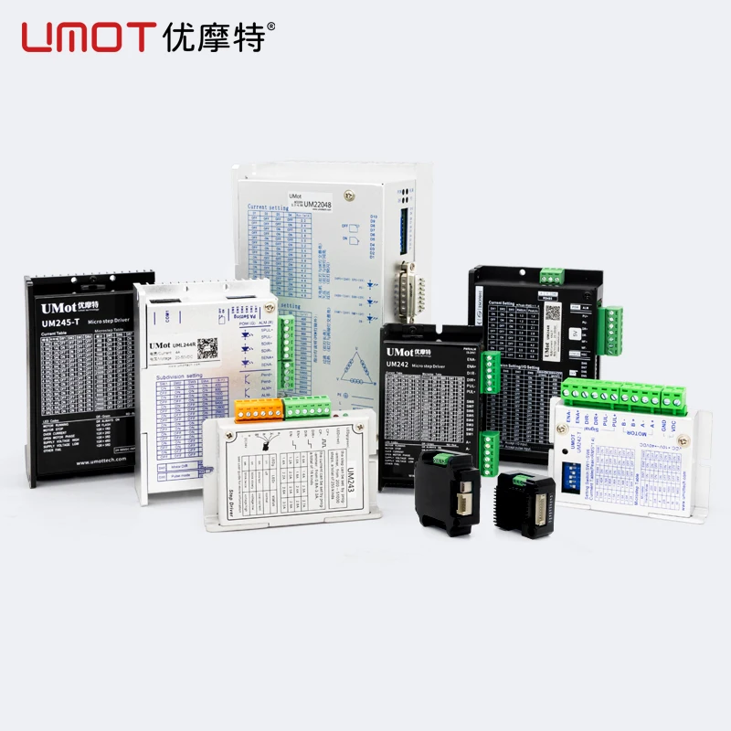 UMOT 24-50 فولت تيار مستمر 4A EtherCAT 2 المرحلة سائق هجين ل 20-86 مللي متر Nema8/11/14/17/23/24 محرك متدرج أسلاك كابل إيثرنت الصناعية #6