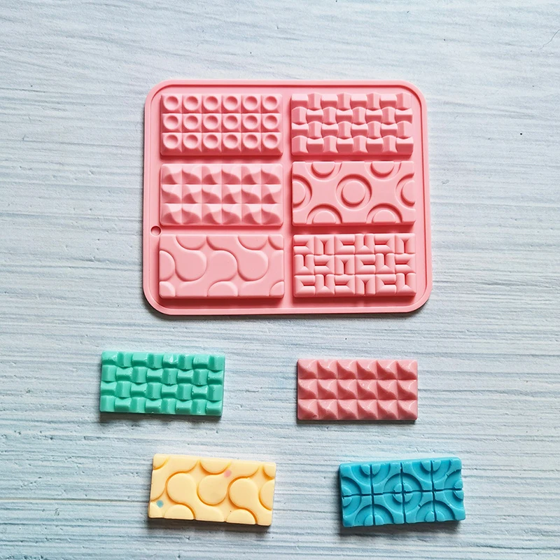 Silikonowa mini prostokątna foremka do czekolady DIY Talerz do lodu Mus Ciasto Dekoracja Forma do pieczenia Ciastka Galaretka Cukierki Narzędzia Kuchnia