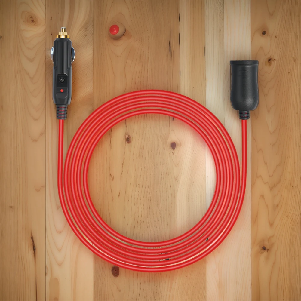Cavo di prolunga per accendisigari per auto 12V 24V Cavo di prolunga per accendisigari da 12 piedi Cavo di prolunga per auto per gonfiatori di pneumatici